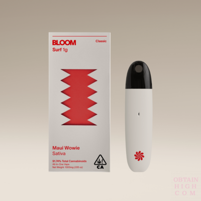 Maui Wowie Classic Surf 1000mg All-In-One Vape Pen by Bloom obtain high